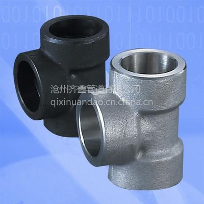 供应优质管道配件 承插三通与螺旋钢管的完美结合